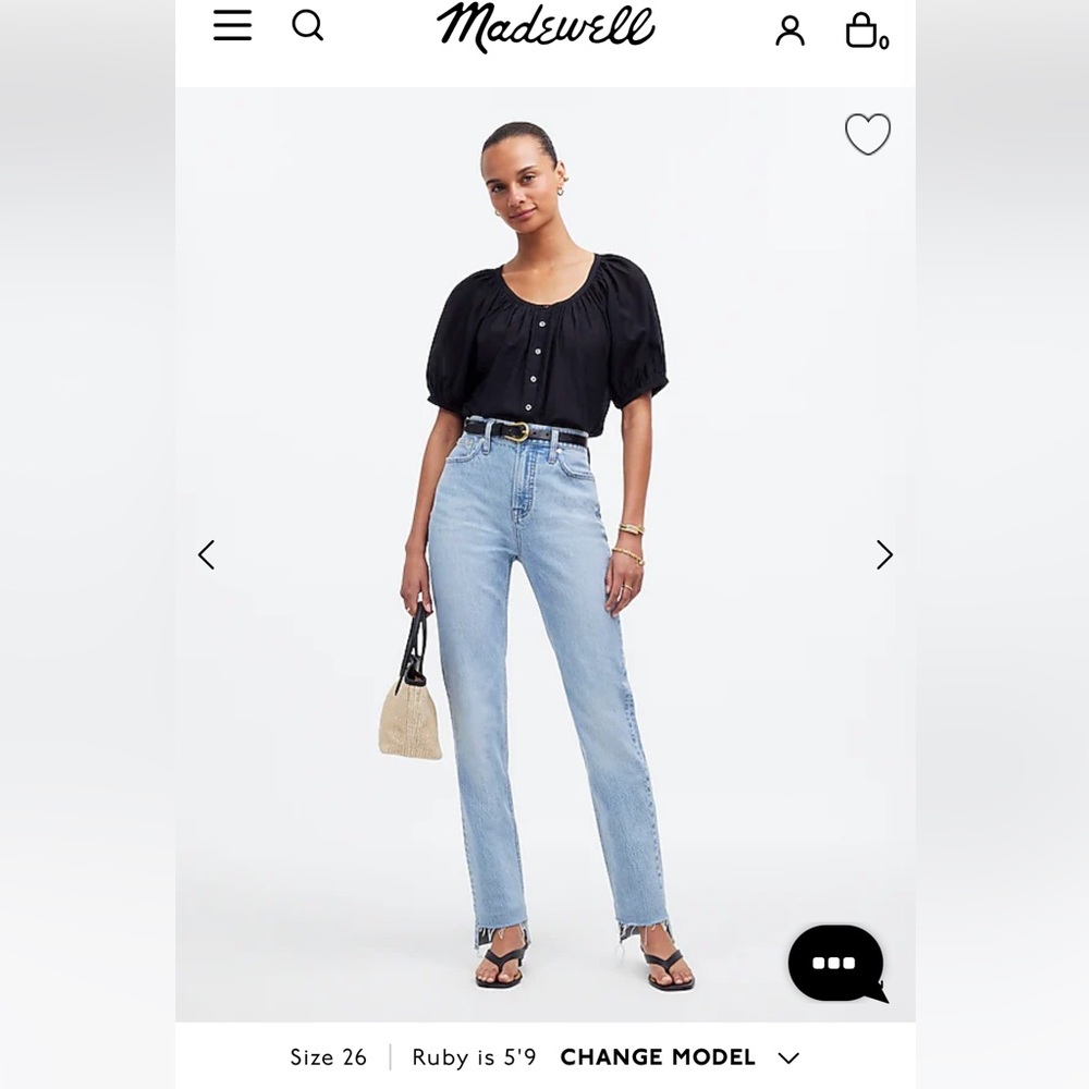 MADEWELL Perfect Vintage Jean Excellent Condition! Light wash